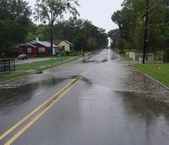 A small local flood.